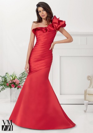 VM Collection 71103 One Shoulder Mothers Dress