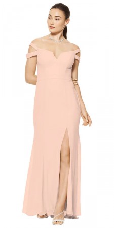 #Levkoff by Bill Levkoff MEGHAN 7115 Cutaway Bridesmaid Dress