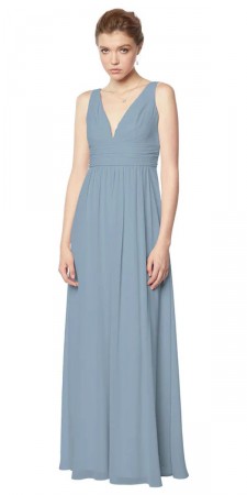 #Levkoff by Bill Levkoff AYA 7136 Tucked Bridesmaid Dress