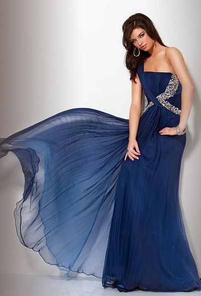beaded ombre gown