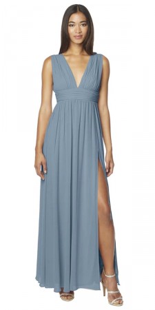#Levkoff by Bill Levkoff RAYNA 7140 Gathered Bridesmaid Dress