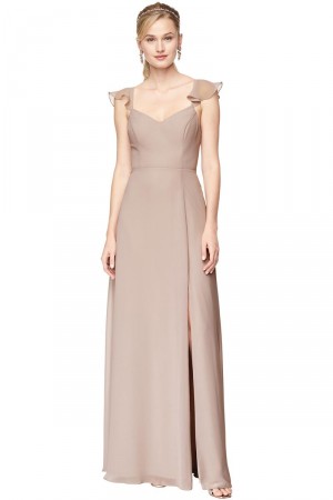 #Levkoff by Bill Levkoff PAYTON 7152 Flutter Sleeve Bridesmaid Dress
