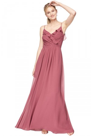 #Levkoff by Bill Levkoff NOVAH 7154 Soft Ruffle Bridesmaid Dress