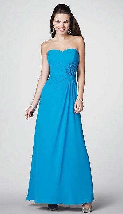 Alfred Angelo Flattering Chiffon Long Bridesmaid Dress 7180 French Alfred Angelo Flattering Chiffon Long Bridesmaid Dress 7180