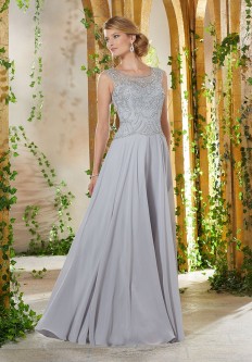 Slate Mother of the Bride Dress