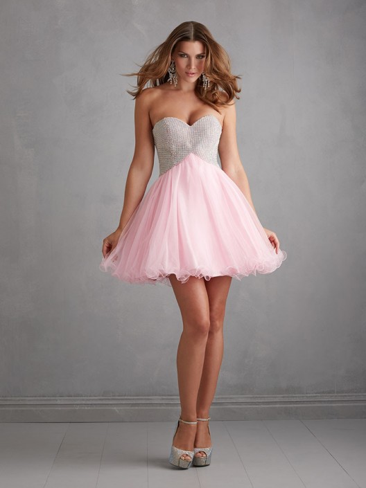 frilly short dress