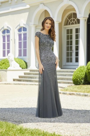 MGNY by Morilee 72527 Beaded Cap Sleeve Mothers Gown