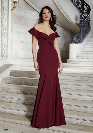 MGNY by Morilee 72632 Chic Mermaid Ruffled Gown