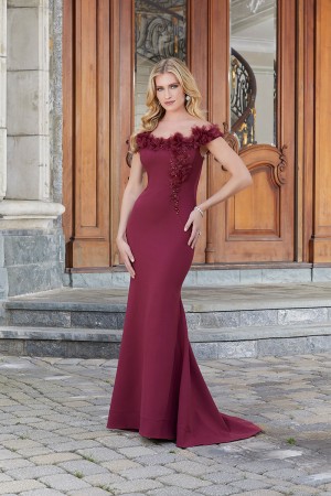 MGNY by Morilee 72732 Stunning 3D Floral Top Gown