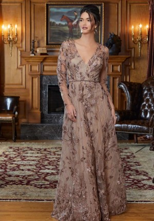 MGNY by Morilee 72839 Crystal Beaded A-Line Gown