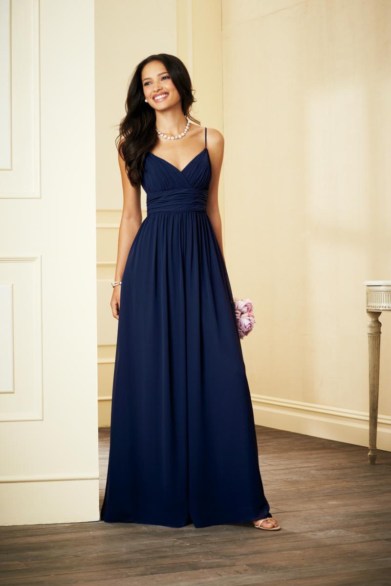 French Novelty Alfred Angelo 7301 V Neck Bridesmaid Jumpsuit