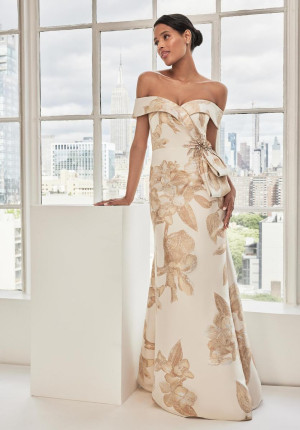 MGNY by Morilee 73115 Gorgeous Floral Mermaid Gown