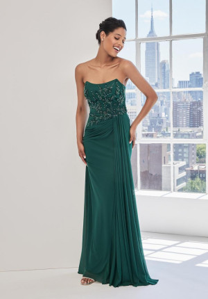 MGNY by Morilee 73126 Sultry Strapless Evening Gown