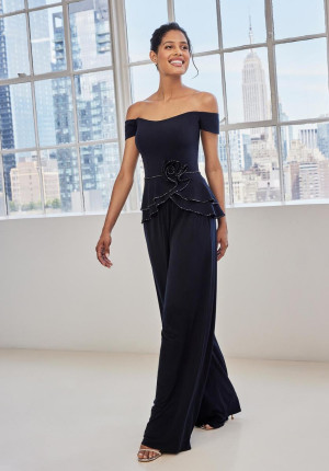 MGNY by Morilee 73133 Relaxed Off Shoulder Jumpsuit
