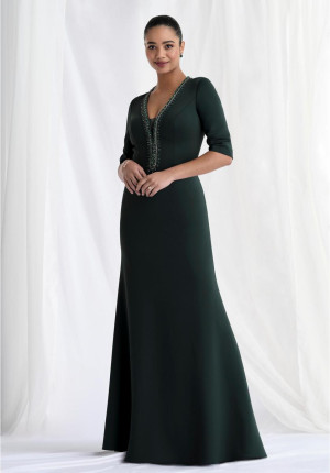 MGNY by Morilee 73154 Elbow Sleeve Mother of Bride Gown