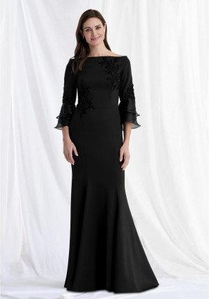 MGNY by Morilee 73157 Ruffle Sleeve Mother of Bride Gown