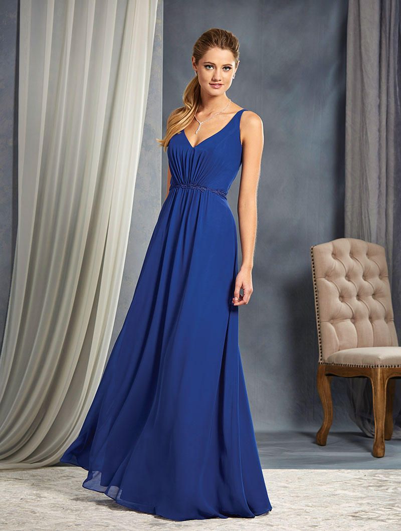 alfred angelo blue dress