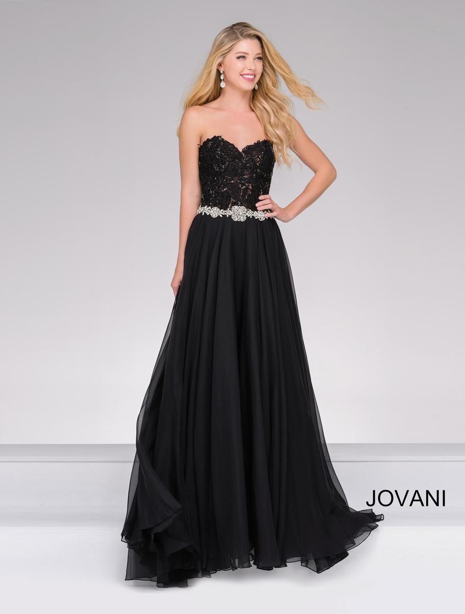 Jovani 74416 Lace Chiffon Evening Dress  French  Novelty