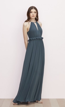 Watters ASHER 7508 Ruffle Waist Bridesmaid Dress