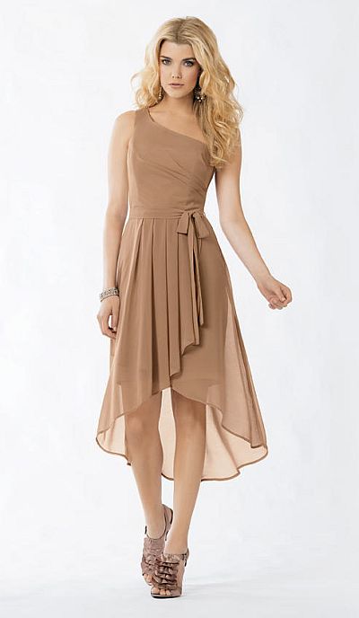 Jordan 753 Short High Low Bridesmaid Dress French Novelty Jordan 753 Short High Low Bridesmaid Dress