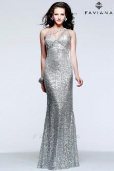 Silver Evening Dresses