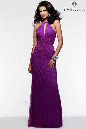 Faviana 7557 Evening Dress with Beading