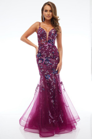 Jasz Couture 7619 Sequin Lace Mermaid Dress