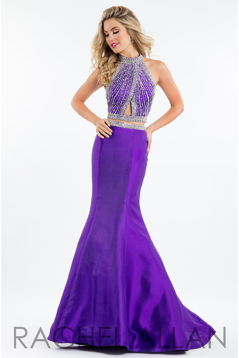 French Novelty Rachel Allan 7631 Beaded 2 Piece Mermaid Dress French Novelty Rachel Allan 7631 Beaded 2 Piece Mermaid Dress