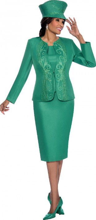 emerald green church dresses