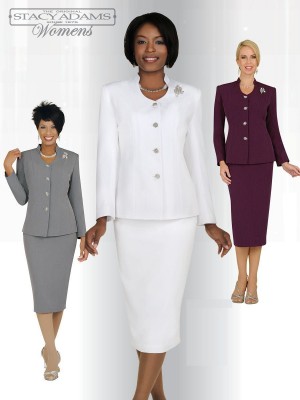 Size 6 Black Ben Marc Stacy Adams 78096 Womens Church Usher Suit