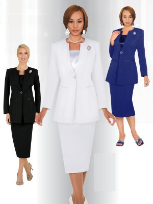 Ben Marc 78099 Stacy Adams Womens Church Usher Suit