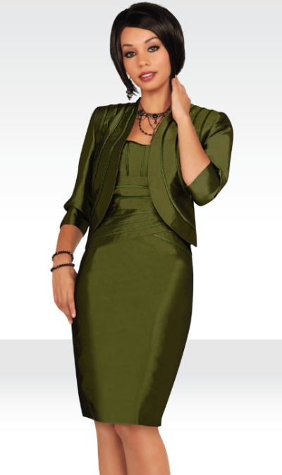 dress and short jacket