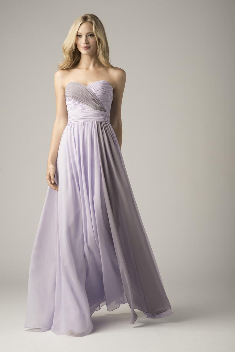 Wtoo 806 Two Tone Long Bridesmaid Dress - French Novelty