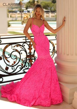 Clarisse 810475 Stretch Lace Mermaid Dress