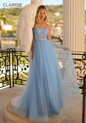 Clarisse 810592 Shimmer Tulle Prom Dress