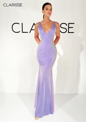 Clarisse 810620 Breathtaking Sheer Sides Gown