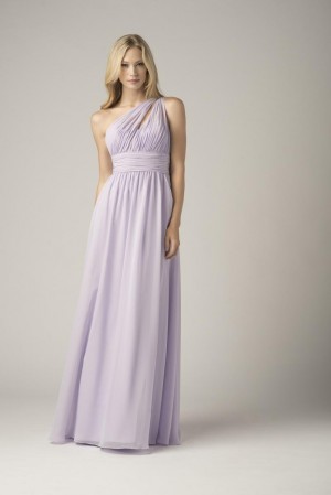 Wtoo 813 One Shoulder Bridesmaid Gown