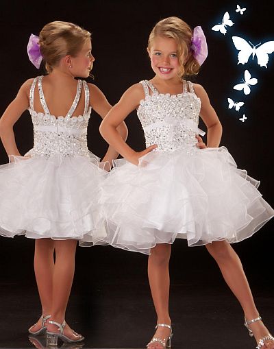 little girl short pageant dresses