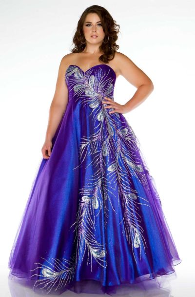 mardi gras gowns plus size