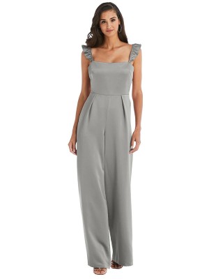 Dessy Social 8206 Ruffle Bridesmaid Jumpsuit