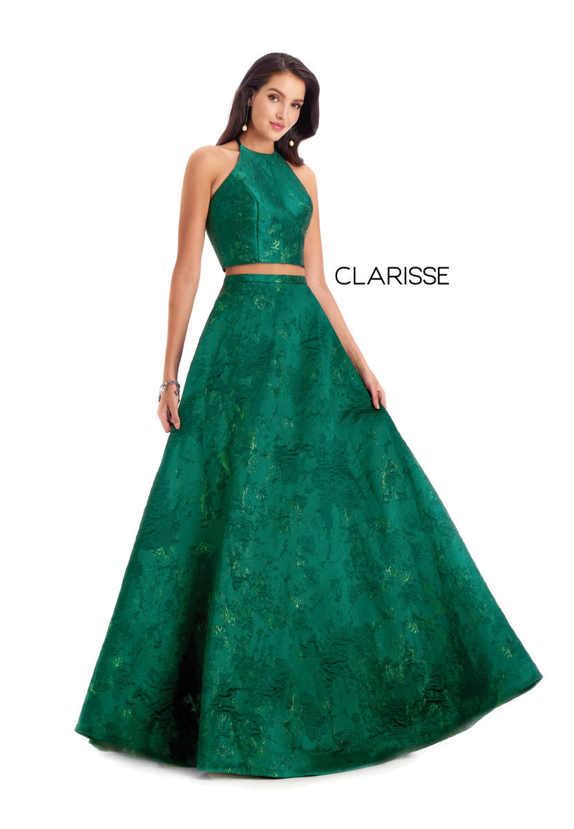 forest green formal gown