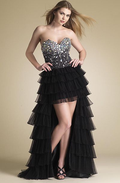 Black Homecoming Dresses 2012 Dave and Johnny Long 8243: French Novelty