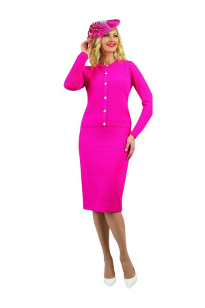 Lily and Taylor 842 Ladies Luxurious Knit Church Suit