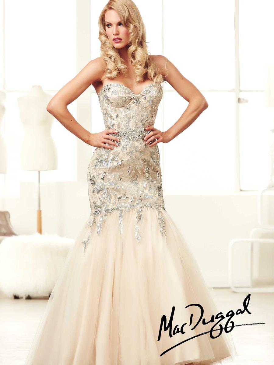 mac duggal sequin mermaid gown