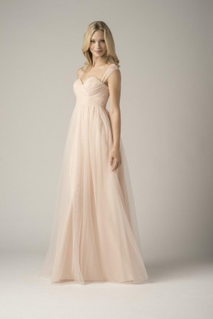 Size 10 Nude Wtoo 853i Whimsical Bobbinet Bridesmaid Gown