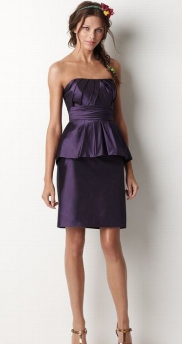 taffeta bridesmaid dresses