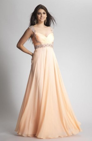 Size 4 Watermelon Dave and Johnny 8671 A-Line Evening Dress