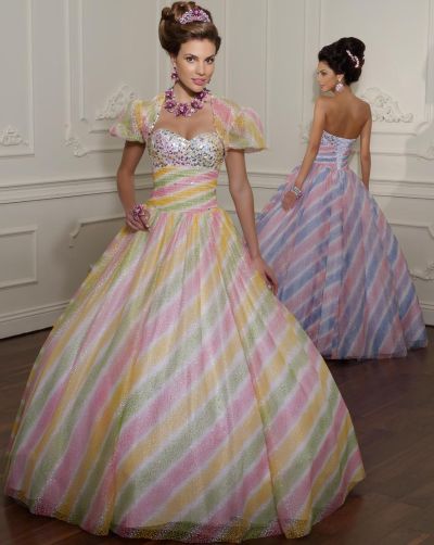 rainbow quince dress