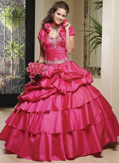 Vizcaya 88025 Sweet Sixteen Ball Gown  with Removable  Skirt  