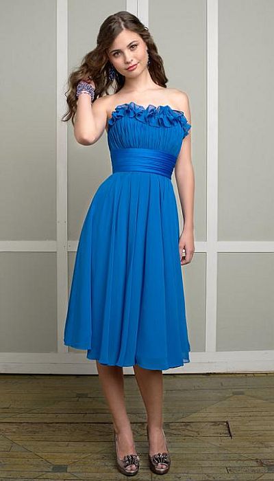 Mori Lee Affairs Short Ruffle Chiffon Bridesmaid Dress 884 French Mori Lee Affairs Short Ruffle Chiffon Bridesmaid Dress 884